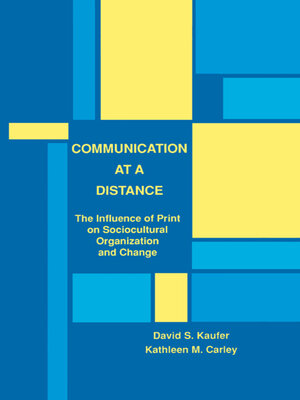 cover image of Communication at a Distance